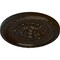Ekena Millwork Palmetto Ceiling Medallion, Hand-Painted Bronze, 11 1/2"OD x 1"P CM11PABZS - alternate 4